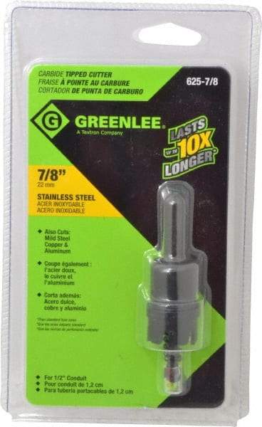 Greenlee - 7/8" Diam, Hole Saw - Makers Industrial Supply