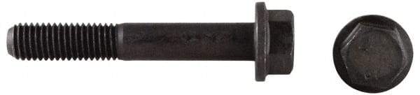 Value Collection - 1/2-13 UNC, 2-3/4" Length Under Head, Hex Drive Flange Bolt - 1-1/4" Thread Length, Grade 8 Alloy Steel, Smooth Flange, Phosphate & Oil Finish - Makers Industrial Supply