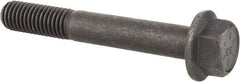 Value Collection - 1/2-13 UNC, 3-1/2" Length Under Head, Hex Drive Flange Bolt - 1-1/4" Thread Length, Grade 8 Alloy Steel, Smooth Flange, Phosphate & Oil Finish - Makers Industrial Supply