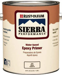 Rust-Oleum - 1 Gal White Water-Based Acrylic Enamel Primer - 200 to 300 Sq Ft Coverage, 0 gL Content, Quick Drying, Interior/Exterior - Makers Industrial Supply