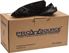 PRO-SOURCE - 0.9 mil Thick, Heavy-Duty Trash Bags - 32-1/2" Wide x 40" High, Black - Makers Industrial Supply