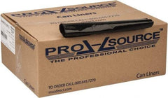 PRO-SOURCE - 1.5 mil Thick, Heavy-Duty Trash Bags - 43" Wide x 47" High, Black - Makers Industrial Supply