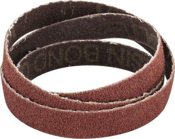 3M - 1/2" Wide x 24" OAL, 60 Grit, Ceramic Abrasive Belt - Ceramic, Medium, Coated, YN Weighted Cloth Backing, Wet/Dry, Series 963G - Makers Industrial Supply