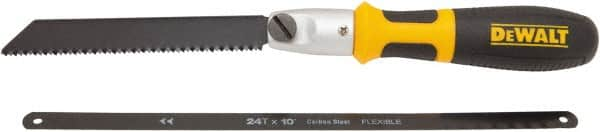 DeWALT - 12" Steel Blade Multi-Saw - ABS, TPR Handle, Cushion Grip, 14-19/64" OAL - Makers Industrial Supply