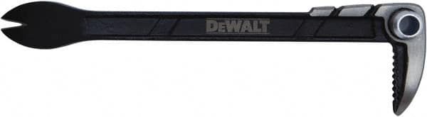 DeWALT - 10" OAL Double End Claw Bar - 1/2" Wide, Steel - Makers Industrial Supply