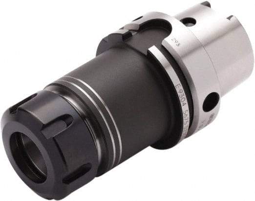 Seco - 0.079" to 0.787" Capacity, 6.299" Projection, HSK100A Hollow Taper, ER32 Collet Chuck - 8.268" OAL - Exact Industrial Supply