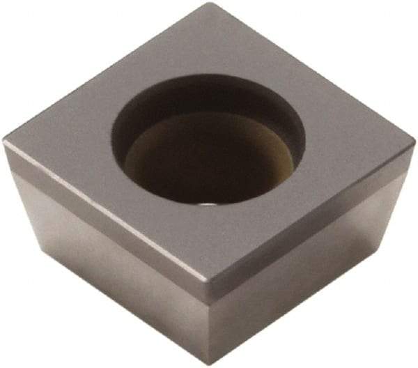 Seco - SCGW32.52 Grade CBN200 PCBN Turning Insert - Uncoated, 90° Square, 3/8" Inscr Circle, 5/32" Thick, 1/32" Corner Radius - Makers Industrial Supply