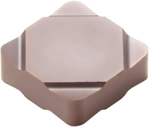 Seco - SNGF323 Grade CBN400C PCBN Turning Insert - TiSiN Finish, 90° Square, 3/8" Inscr Circle, 1/8" Thick, 3/64" Corner Radius - Makers Industrial Supply