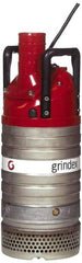 Grindex - 4-2/5 hp, 460 Amp Rating, 460 Volts, Nonautomatic Operation, Dewatering Pump - 3 Phase, Aluminum Housing - Makers Industrial Supply