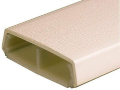 Wiremold - 1.53m Long x 11/16 Inch Deep x 2-1/4 Inch Wide, Plastic Raceway - Snap On, 2 Channel, Ivory - Makers Industrial Supply