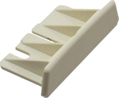 Wiremold - 2-1/4 Inch Long x 1 Inch Wide x 3/8 Inch High, Raceway Fitting - Ivory, For Use with Wiremold 2300 Series Raceways - Makers Industrial Supply