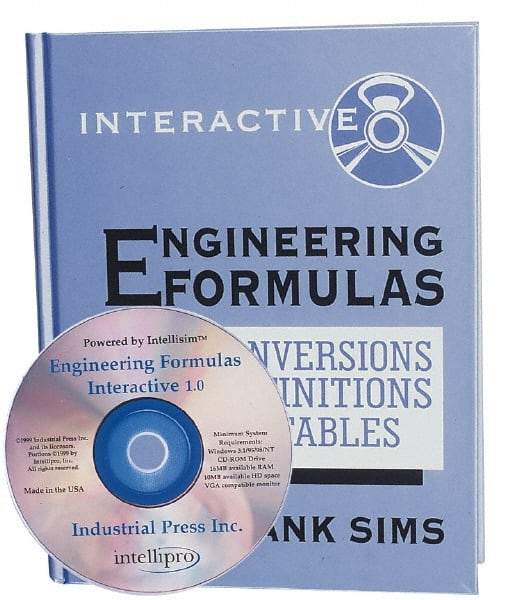 Industrial Press - Engineering Formulas Interactive Publication with CD-ROM, 1st Edition - by Frank Sims, Industrial Press, 1999 - Makers Industrial Supply