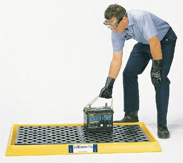 UltraTech - Trays & Pans Type: Containment Tray with Grating Sump Capacity (Qt.): 66.00 - Makers Industrial Supply