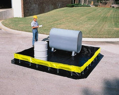 UltraTech - 748 Gal Polyethylene High Wall Berm - 1' High x 10' Wide x 10" Long - Makers Industrial Supply