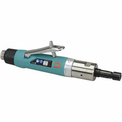 Dynabrade - 1/4" Collet, Straight Handle, Air Straight Die Grinder - 3,400 RPM, Rear Exhaust, 43 CFM, 1 hp, 90 psi, 3/8 NPT Inlet - Makers Industrial Supply