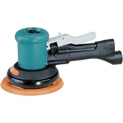 Dynabrade - 12,000 OPM, 23 CFM Air Consumption, Palm Air Orbital Sander - Round Pad, 1/4 NPT Inlet - Makers Industrial Supply