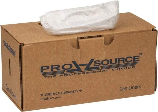 PRO-SOURCE - 0.31 mil Thick, Household/Office Trash Bags - 24" Wide x 33" High, Clear - Makers Industrial Supply