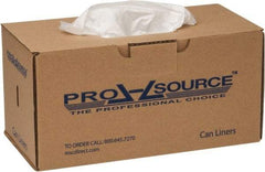 PRO-SOURCE - 0.63 mil Thick, Household/Office Trash Bags - 40" Wide x 48" High, Clear - Makers Industrial Supply