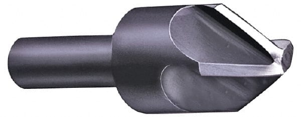 Hertel - 1/8" Head Diam, 1/8" Shank Diam, 4 Flute 60° High Speed Steel Countersink - Makers Industrial Supply