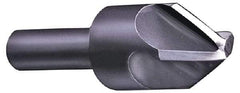 Hertel - 3" Head Diam, 3/4" Shank Diam, 4 Flute 82° High Speed Steel Countersink - 5" OAL, Straight Shank - Makers Industrial Supply