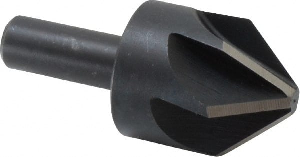 Keo - 1-1/4" Head Diam, 1/2" Shank Diam, 6 Flute 82° High Speed Steel Countersink - Makers Industrial Supply