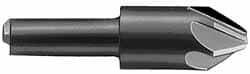 Hertel - 7/8" Head Diam, 1/2" Shank Diam, 6 Flute 100° High Speed Steel Countersink - Makers Industrial Supply