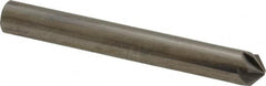 Made in USA - 1/4" Head Diam, 1/4" Shank Diam, 6 Flute 100° Solid Carbide Countersink - Makers Industrial Supply