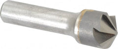 Made in USA - 3/4" Head Diam, 1/2" Shank Diam, 6 Flute 120° Solid Carbide Countersink - Makers Industrial Supply