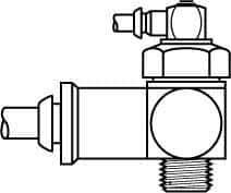 Parker - 1/2 Inlet Brass Hydraulic Control Valve - 1/2 Thread - Makers Industrial Supply