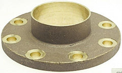 NIBCO - 6" Pipe, 11" OD, Cast Copper Companion Pipe Flange - 150 psi, C End Connection, 9-1/2" Across Bolt Hole Centers - Makers Industrial Supply