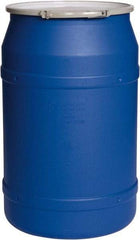 Eagle - 55 Gallon Blue Cylindrical Polyethylene Open Head Drum - 36-3/8" High x 23" Diam - Makers Industrial Supply