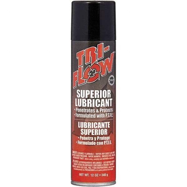 Tri-Flow - 12 oz Aerosol Petroleum Lubricant - Brown, -60°F to 475°F - Makers Industrial Supply