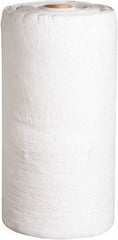 PRO-SAFE - 49 Gal Capacity per Package, Oil Only Roll - 150' Long x 30" Wide, White, Polypropylene - Makers Industrial Supply