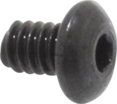 Value Collection - #2-56 UNC Hex Socket Drive, Button Screw - Alloy Steel, Black Oxide Finish, Fully Threaded, 1/8" Length Under Head - Makers Industrial Supply