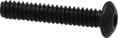 Value Collection - #4-40 UNC Hex Socket Drive, Button Screw - Alloy Steel, Black Oxide Finish, Fully Threaded, 5/8" Length Under Head - Makers Industrial Supply