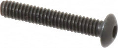 Value Collection - #5-40 UNC Hex Socket Drive, Button Screw - Alloy Steel, Black Oxide Finish, Fully Threaded, 3/4" Length Under Head - Makers Industrial Supply