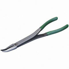 SK - Bent Nose Pliers - 11" W/CUSHION GRIP XLONG NEEDLE NOSE PLIER - Makers Industrial Supply