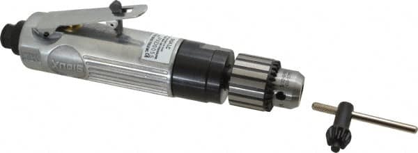 Sioux Tools - 3/8" Keyed Chuck - Inline Handle, 2,500 RPM, 5, 36 CFM, 0.33 hp - Makers Industrial Supply