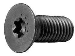 Camcar - 1/4-28 UNF Torx Plus Drive, 82° Flat Screw - Alloy Steel, Black Oxide Finish, Fully Threaded, 1/2" OAL - Makers Industrial Supply