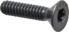 Camcar - #4-40 UNC Torx Plus Drive, 82° Flat Screw - Alloy Steel, Black Oxide Finish, Fully Threaded, 1/2" OAL - Makers Industrial Supply