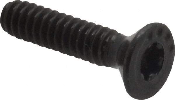 Camcar - #6-32 UNC Torx Plus Drive, 82° Flat Screw - Alloy Steel, Black Oxide Finish, Fully Threaded, 5/8" OAL - Makers Industrial Supply