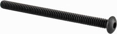 Value Collection - #6-32 UNC Hex Socket Drive, Button Screw - Alloy Steel, Black Oxide Finish, Fully Threaded, 2" Length Under Head - Makers Industrial Supply