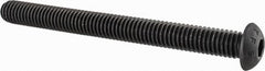 Value Collection - 3/8-16 UNC Hex Socket Drive, Button Screw - Alloy Steel, Black Oxide Finish, Fully Threaded, 4" Length Under Head - Makers Industrial Supply