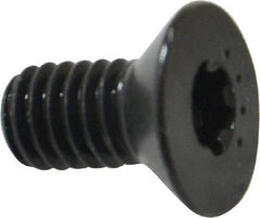 Camcar - 5/16-18 UNC Torx Plus Drive, 82° Flat Screw - Alloy Steel, Black Oxide Finish, Fully Threaded, 5/8" OAL - Makers Industrial Supply