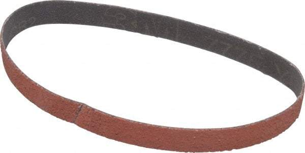 3M - 3/4" Wide x 18" OAL, 36 Grit, Ceramic Abrasive Belt - Ceramic, Very Coarse, Coated, YF Weighted Cloth Backing, Wet/Dry, Series 777F - Makers Industrial Supply