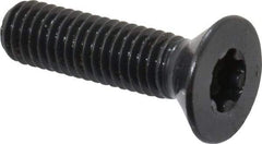 Camcar - #10-32 UNF Torx Plus Drive, 82° Flat Screw - Alloy Steel, Black Oxide Finish, Fully Threaded, 3/4" OAL - Makers Industrial Supply