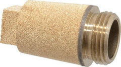 Legris - 3/8 BSPP, 37mm OAL, Muffler - 175 Max psi, 10.5 CFM, 108 Decibel Rating, Bronze - Makers Industrial Supply