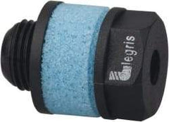 Legris - 1/4 BSPP, 29mm OAL, Muffler - 145 Max psi, 36 CFM, 84 Decibel Rating, Polyethylene - Makers Industrial Supply