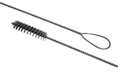 Schaefer Brush - 1-1/2" Diam, 4" Bristle Length, Boiler & Furnace Tempered Wire Brush - Wire Loop Handle, 42" OAL - Makers Industrial Supply