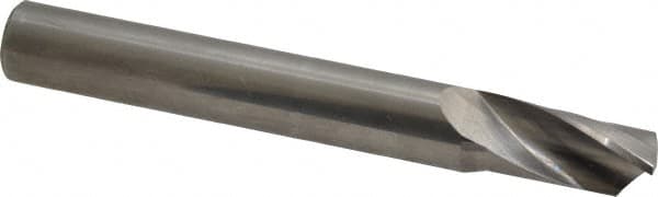 Onsrud - 3/8" Cutting Diam x 3/4" Length of Cut, 1 Flute, Upcut Spiral Router Bit - Uncoated, Right Hand Cut, Solid Carbide, 3" OAL x 3/8" Shank Diam, Single Edge, 22° Helix Angle - Makers Industrial Supply